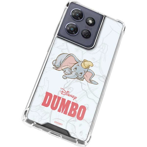 Disney Dumbo Classic sketched portrait Moto G Play 5G (2025) Clear Case